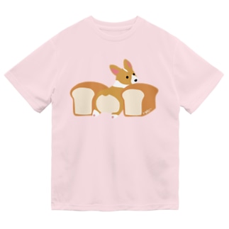 コーギー×食パン Dry T-Shirt