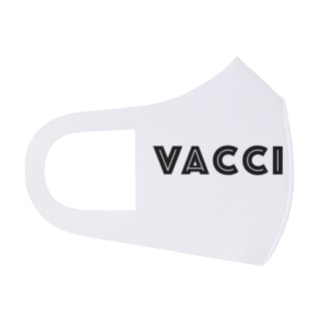 ワクチン接種済 VACCINATED　- black ver. 01 - Face Mask