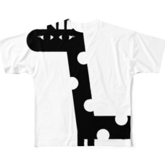 ANIMALシリーズ　きりん All-Over Print T-Shirt