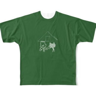 I am camper な ネコちゃん All-Over Print T-Shirt