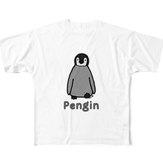 Pengin (ペンギン) 色デザイン All-Over Print T-Shirt