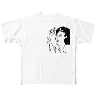 お洗濯ママ All-Over Print T-Shirt
