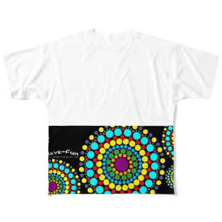 HaveーFun点絵フルグラフィックTシャツ All-Over Print T-Shirt