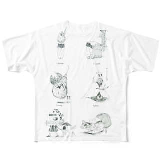 pencil drawings All-Over Print T-Shirt