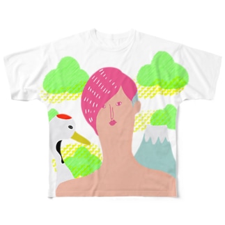 日本女子 All-Over Print T-Shirt