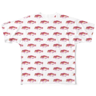 フルプリント LOVE AMADAI _B All-Over Print T-Shirt