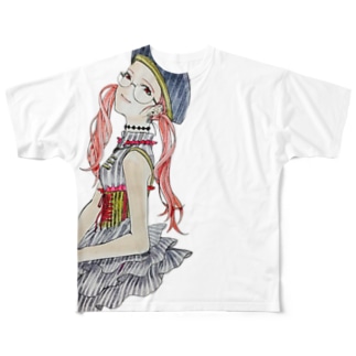 Gothic   Girl（ido） All-Over Print T-Shirt
