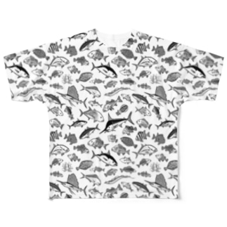 SALTWATER FISH_K_FG All-Over Print T-Shirt