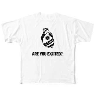 モノクロ【心臓】 All-Over Print T-Shirt
