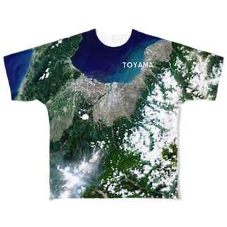 富山県 富山市 All-Over Print T-Shirt