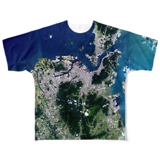 福岡県 北九州市 All-Over Print T-Shirt