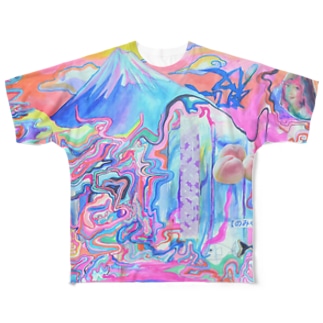 Cure Peach All-Over Print T-Shirt