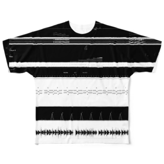 DAW波形ボーダー All-Over Print T-Shirt