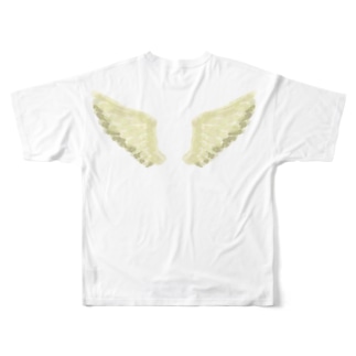 天使の羽 All-Over Print T-Shirt