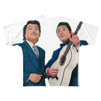 ぴんから All-Over Print T-Shirt