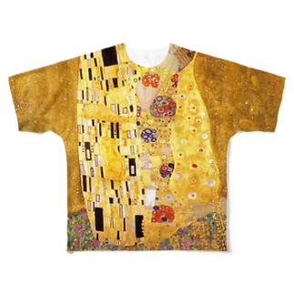 グスタフ・クリムト / 接吻 / 1908 /The Kiss / Gustav Klimt All-Over Print T-Shirt