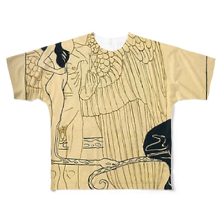 グスタフ・クリムト / 1901 /Januar / Gustav Klimt All-Over Print T-Shirt
