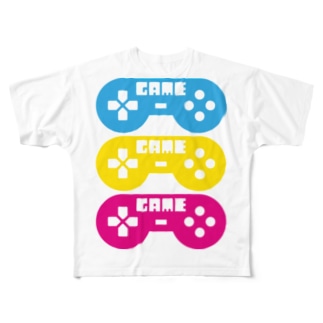 ゲームコントローラ フルグラフィックtシャツの通販 Suzuri スズリ