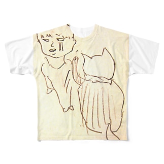 次男とゴマ All-Over Print T-Shirt