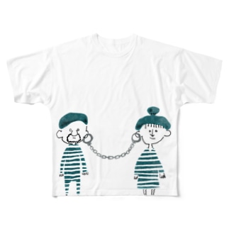 囚われのイヤリング All-Over Print T-Shirt