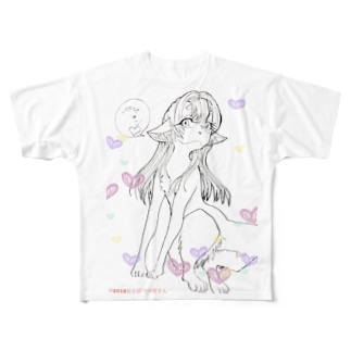 Sexy Catかわいい猫ちゃんキャラ All-Over Print T-Shirt