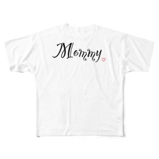 Mommy ロゴ　ペアコーデ All-Over Print T-Shirt
