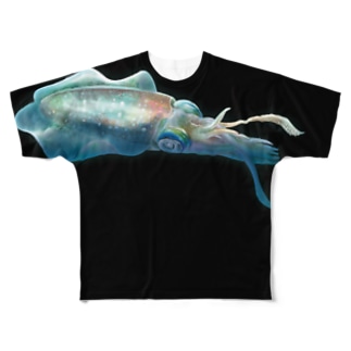 フルグラ☆アオリイカ【BK】 All-Over Print T-Shirt