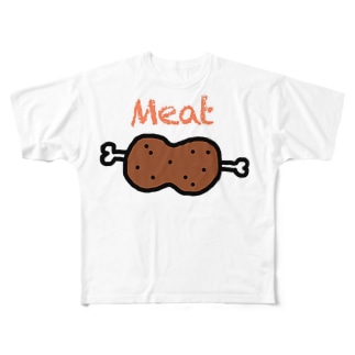 Meat All-Over Print T-Shirt