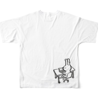 25.リモートワーク All-Over Print T-Shirt