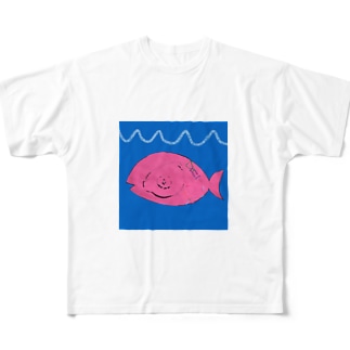 ぴよふぃっしゅ All-Over Print T-Shirt