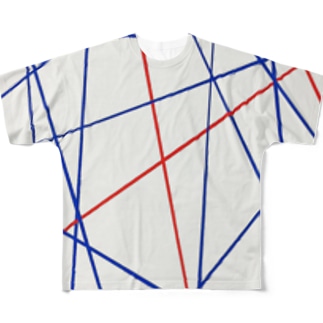 Intersecting Rays All-Over Print T-Shirt