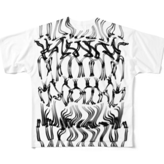 ためしがき All-Over Print T-Shirt