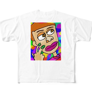 hirarara All-Over Print T-Shirt