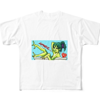 アマビエちゃん All-Over Print T-Shirt