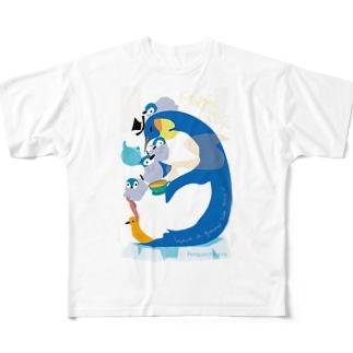 Penguin Tea Time All-Over Print T-Shirt