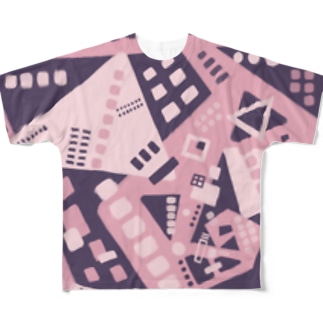 ★NEW!【心癒される抽象画オリジナルTシャツ#32】 All-Over Print T-Shirt
