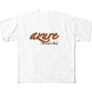 azure All-Over Print T-Shirt