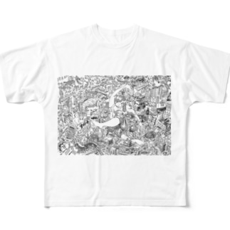 吉祥寺ケンティックユニバース All-Over Print T-Shirt