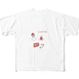 ゆるゆるトルコイラスト　赤 All-Over Print T-Shirt