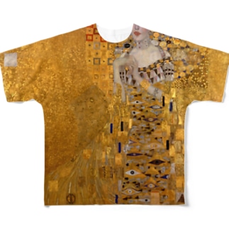 グスタフ・クリムト（Gustav Klimt） / 『アデーレ・ブロッホ＝バウアーの肖像 I』（1907年） All-Over Print T-Shirt