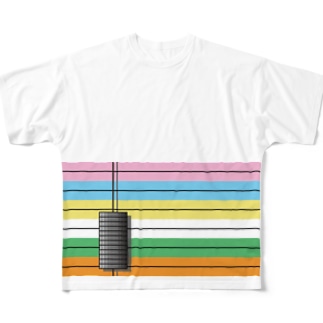 WTB目視点検用メモリと重り  All-Over Print T-Shirt