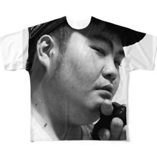 絶唱ブラックTKTシャツ All-Over Print T-Shirt