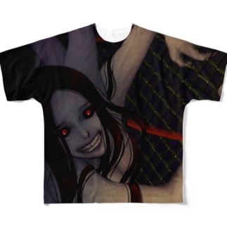 姦姦蛇螺 All-Over Print T-Shirt