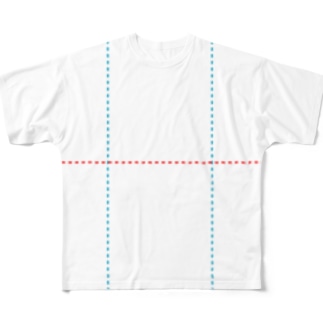 折り畳みライン1 All-Over Print T-Shirt