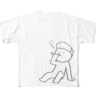 あべくん（ほじほじ） All-Over Print T-Shirt