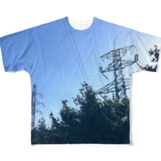 鉄塔 All-Over Print T-Shirt