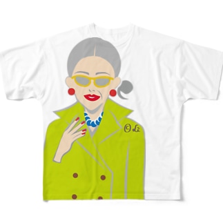 スタイリッシュな女性_2 All-Over Print T-Shirt