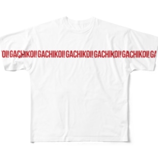 GACHKOI! Tシャツ（赤） All-Over Print T-Shirt