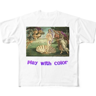 カラーで遊ぼ！ All-Over Print T-Shirt