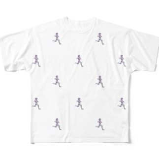 ベアフットランナーズ All-Over Print T-Shirt